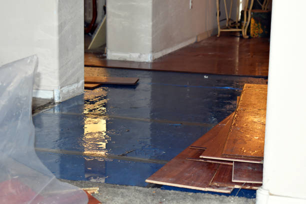 Professional Emergency Water Damage technician working in Jurupa Valley, CA